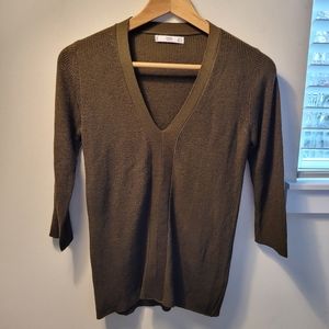 Mango MNG Basics V Neck Sweater US XS